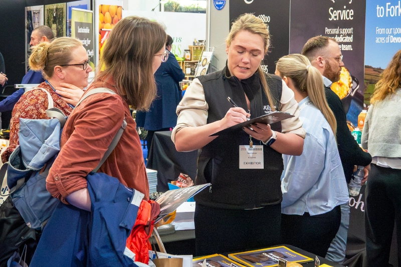 53% of visitors placed orders at the show or shortly afterwards